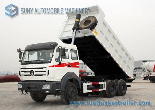 Beiben 2 Axles Heavey  Dump Garbage Truck 6x4  20ton Capacity North Benz Chassis