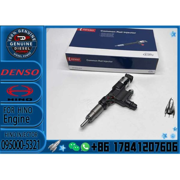 el motor diesel Nuevo 095000-5320 095000-5321 095000-5322 9709500-532 095000-8690 Inyector de combustible para el ferrocarril común para H-ino 300/Juguetes D