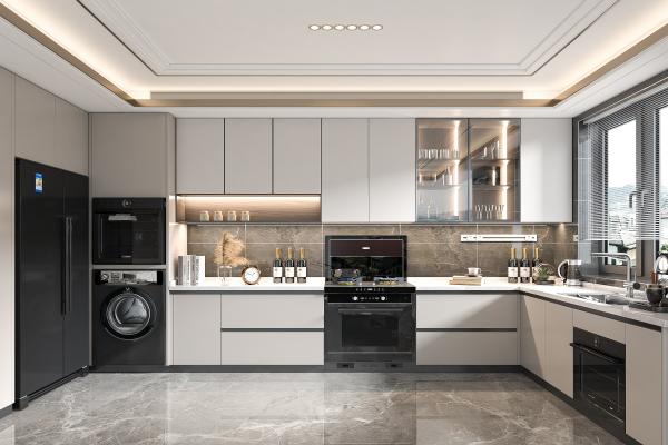 Modern American Style Solid Wood Kitchen Cabinets Luxury Kitchen Cabinets