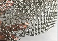 Comprimento 10m Ring Mesh Anti Cut de aço inoxidável arquitetónico flexível