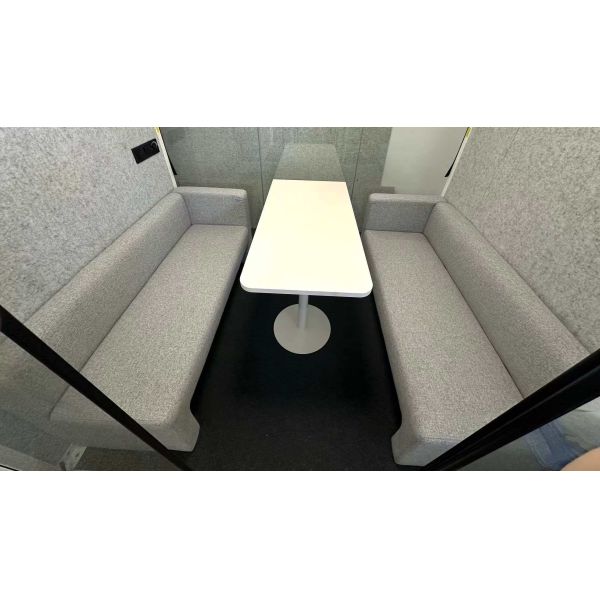Multi-Purpose 4-Person Soundproof Booth With Customizable Color Options