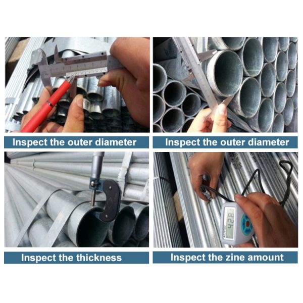 Внешний диаметр 28 мм оцинкованная стальная труба ASTM A572 для материалов для лесов