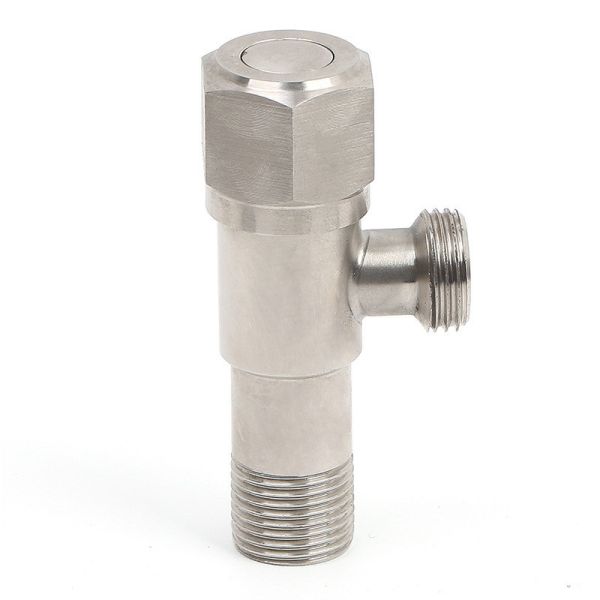 Modern SUS 304 Stainless Steel Water Heater Toilet Water Inlet Stop Valve with Copper Core