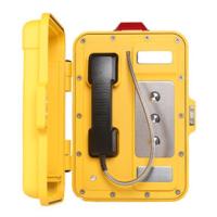 Acier inoxydable de téléphone de numérotage automatique de vitesse de VOIP pour des parkings