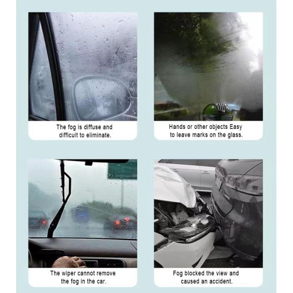 Antimist Car Dashboard Wipes Automotive Interior Wipes Glass Cleaner