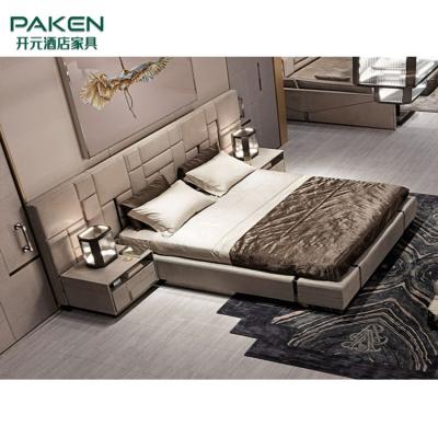Personalize a cama luxuosa de Furniture&Modern do quarto luxuoso da mobília da casa de campo