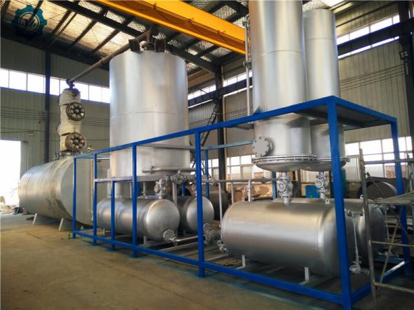 Destilação do óleo da pirólise do pneu do desperdício de 10TPD 15TPD 20TPD à planta de refinaria de petróleo diesel