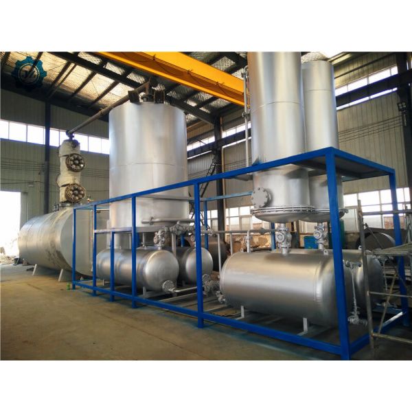 Low Sulphur 75%-80% Diesel Yield Used Oil Refining Waste Oil Distillation Machine