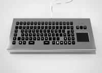 Teclado Desktop áspero retroiluminado do metal de USB PS/2 com chaves de função e Touchpad