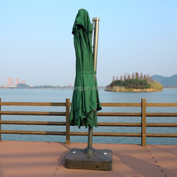 Polyester Fabric Beach Umbrella for Contemporary Design Style Patio Outdoor Furniture