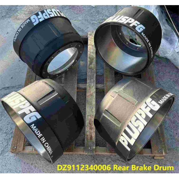 DZ9112340006 Задние тормозные барабаны Shacman грузовые тормозные запасные части