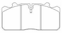 WVA 29088/29091/29144 Disc Brake Pads for MAN / DAF