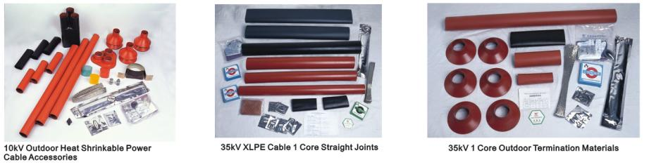 Heat Shrink Terminations and Joints Cable Spare Parts for XLPE and PILC Cables
