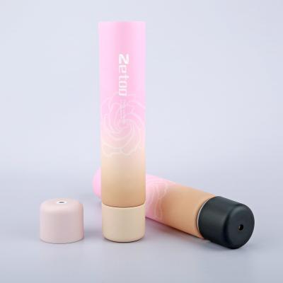 35mm Diameter Skincare Tube Packaging 75ml - 110ml Cosmetic Cream Tube With Center Dispensing Caps