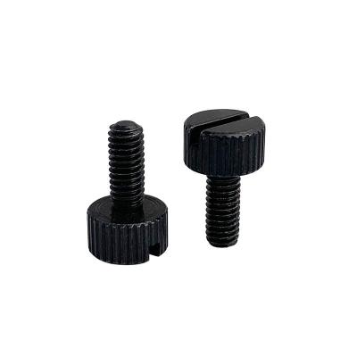 Slotted Knurled Screw