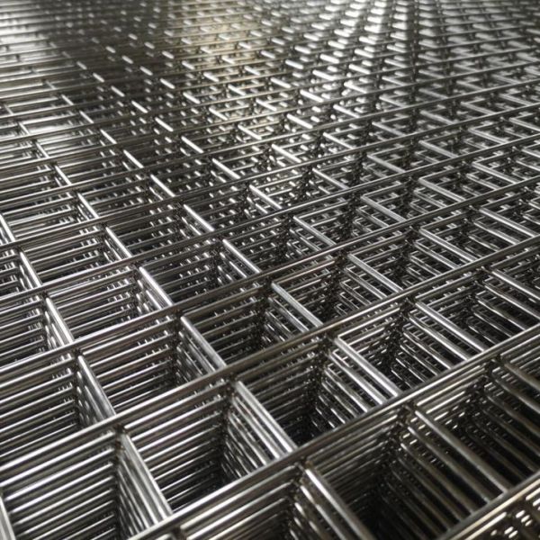 Security Powder Coated Wire Mesh Panels Galvanized Construction Steel