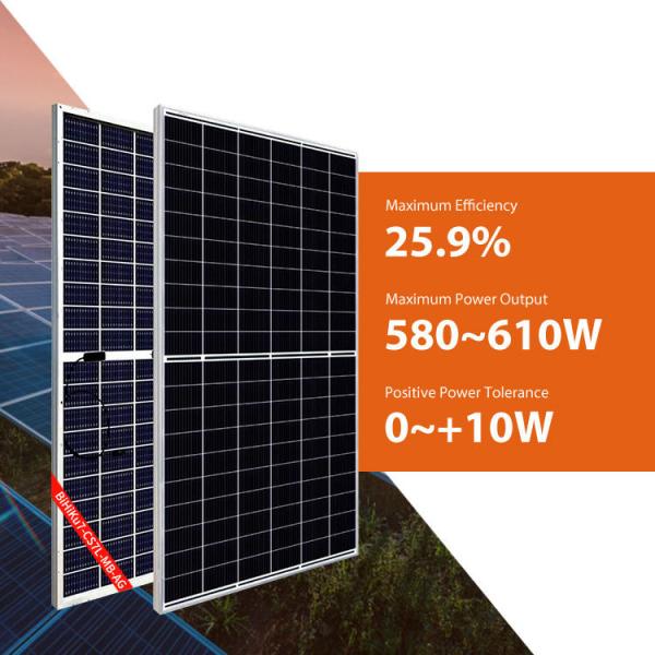 o canadense de 580W 585W 600 telhado do armazém do painel solar 605W 610W do watt montou os painéis solares