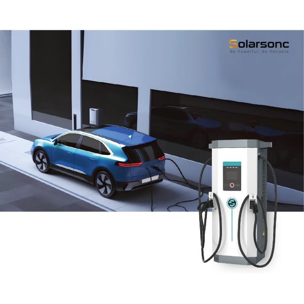 IP55 Воздушно-охлаждающая станция зарядки DC Ev 94% эффективность