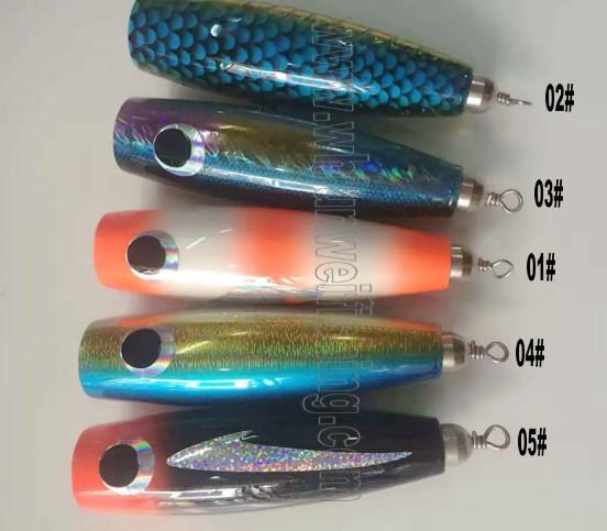 New style 13cm 48g popper wooden fishing lure popper hard lure trolling lure