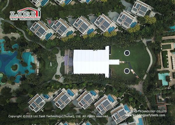 White  PVC Cover 6061/T6 Car Launch Outdoor Event Tents