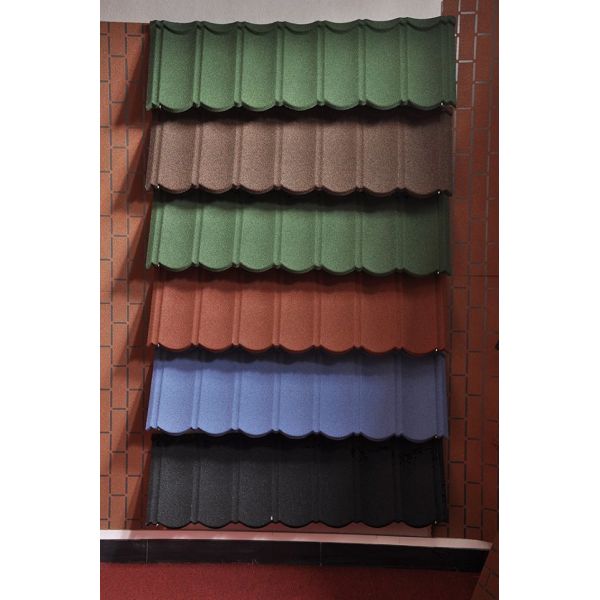 Металл покрытый камнем настилая крышу 0.45mm Prepainted гальванизированная стальная плитка скрепления
