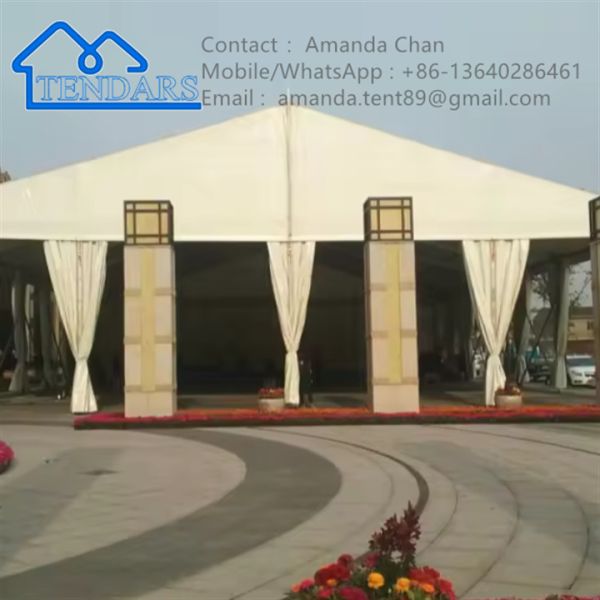 Outdoor Large Custom White Wedding Reception Marquee Aluminum Party Event Marquee Tent Wedding Marquee Tent