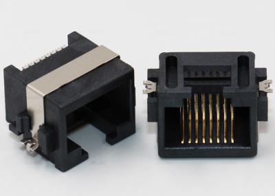 Trava acima de 90 graus 8P8C único SMT portuário RJ45 LAN Jack