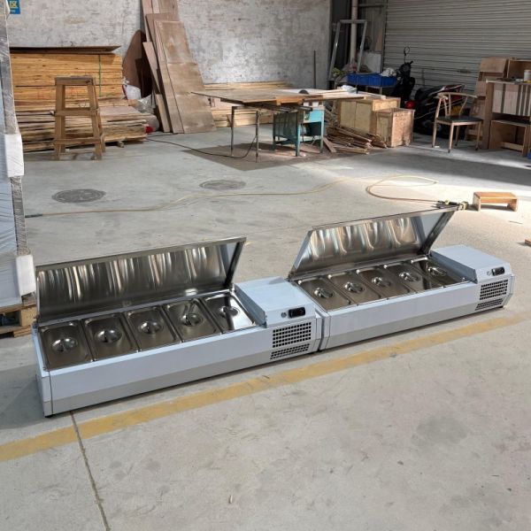 Desktop Salad Bar Fridge Static Cooling For Bakeries VRX1200