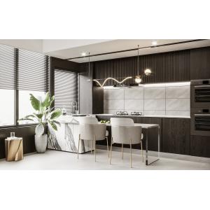 New Style MDF Cupboard Furniture For Customized Kitchen Cabinetry Sets