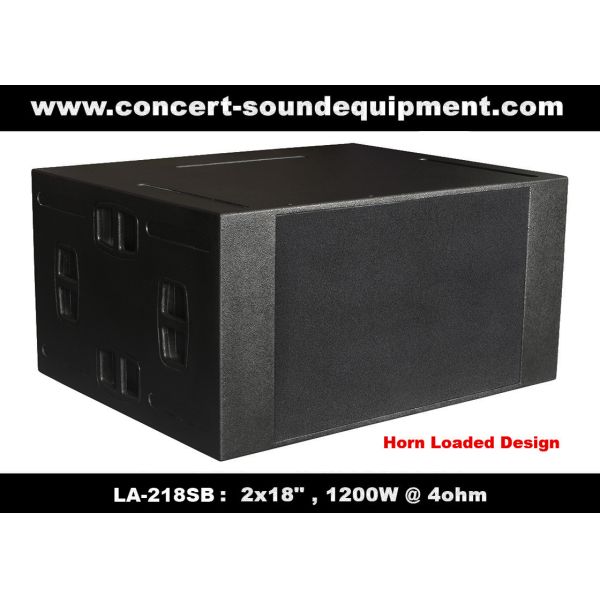 4ohm 1200W Concert Sound Equipment  2x18