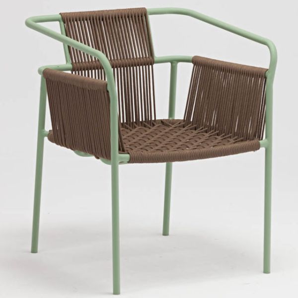 Aluminum Rattan Outdoor Chairs Waterproof Fabric Cushion and 2 Years Rattan for Modern Hotel Resort Garden