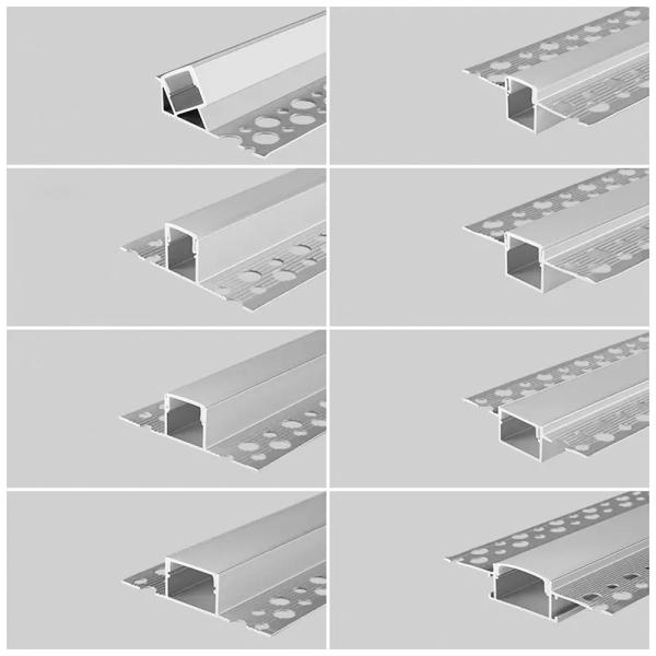 6063 T5 Aluminum LED Strip Profile with PC PMMA Cover and 5-Year Warranty