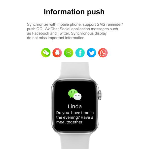 HW12Pro 190mAh 3.7V Bluetooth вызывая дюйм Яблоко IWO 6 Smartwatch 1,6