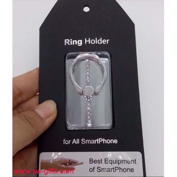 Luxury Crystals Diamond Finger Ring Holder Grip Your Mobile Phone Hand Holder Stand