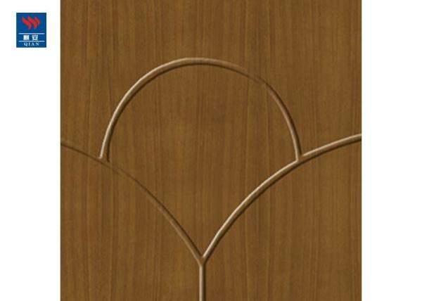 Carving Fire Rated PVC Composite Interior MDF Laminated Wood Fire Doors