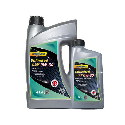 ECO VW 0W-20 huile de moteur de voiture de tourisme Lubemaxx Illimité pour réduire le frottement