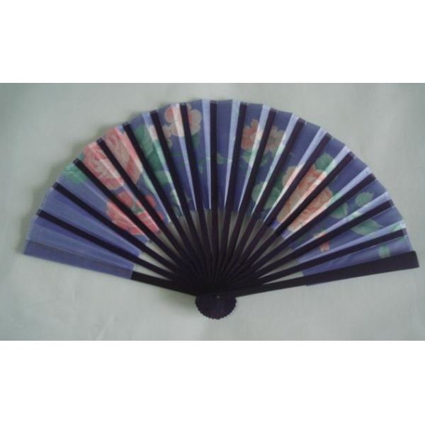 покрашенный бамбуковый вентилятор руки с бумагой или тканью, улучшает для украшения, свадьбы или продвижения