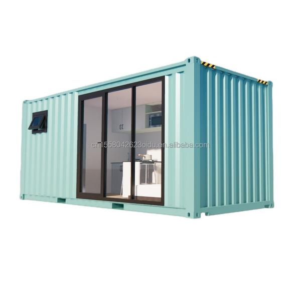 Outdoor Flat Pack Container 20-40 FT Customizable Prefab Tiny Houses with Modern Design and Sandwich Panel