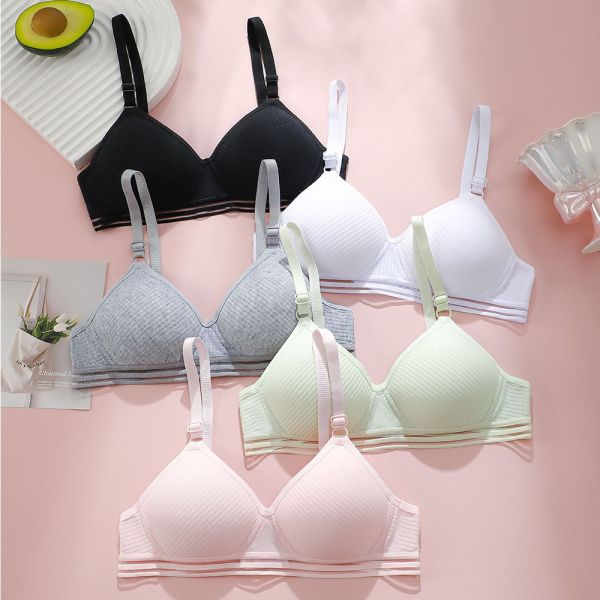 Female High Quality AB Cup Bra Small Breast Underwear Sports Thin Small Quality Wholesale Bra for Women
