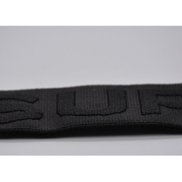 SGS подгонял эластичную резиновую ленту жаккарда 35mm черную для одежды