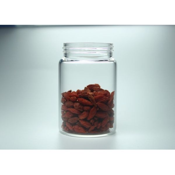 бутылка рта прозрачного высокого боросиликатного стекла 80мл 47*70мм широкая