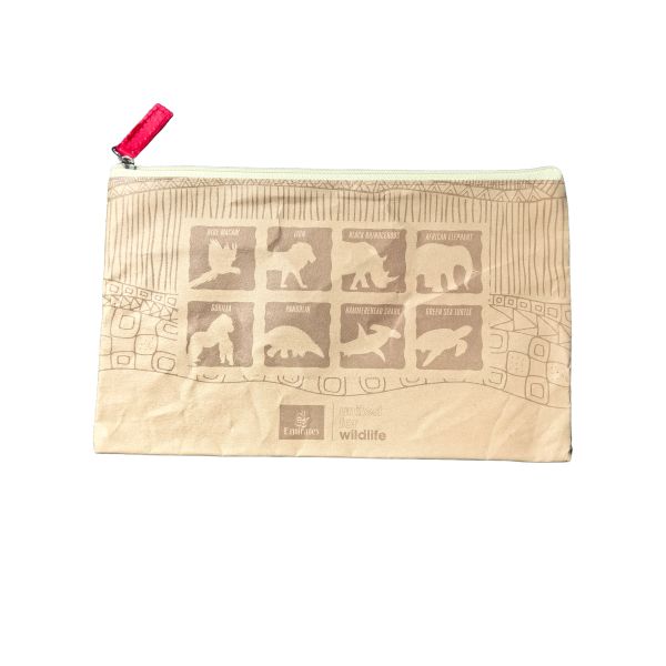 Light Khaki Washable Kraft Paper Bag Lion Custom Color  Small Kraft Bags