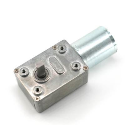 JGY370 12V DC Motor High Torque Worm Gearbox  With Worm Gear