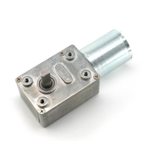 JGY370 12V DC Motor High Torque Worm Gearbox  With Worm Gear