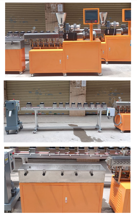 PVC PP PE Extrusion Line Plastic Profile Fully Automatic Plastic Extruder Machine