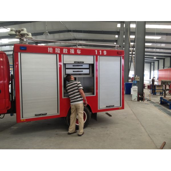 Fire Proofing Equipment Aluminum Roll up Door (Emergency Rescue Truck)