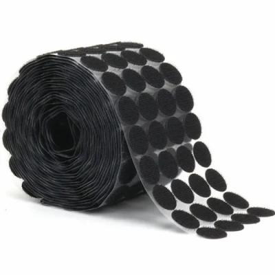 Heat Resistant Self Adhesive Hook And Loop Dots  Eco Friendly