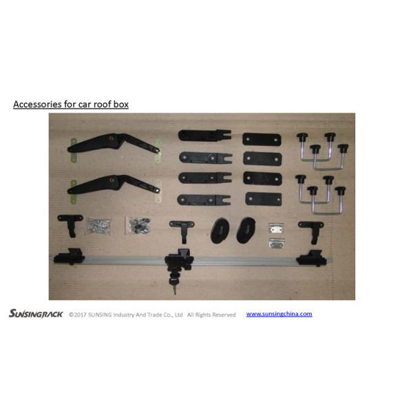 Sunsing Hot Selling ABS Waterproof Sports Style Plastic Cargo Box  for  Car Roof Top Hitch Mount Accessor