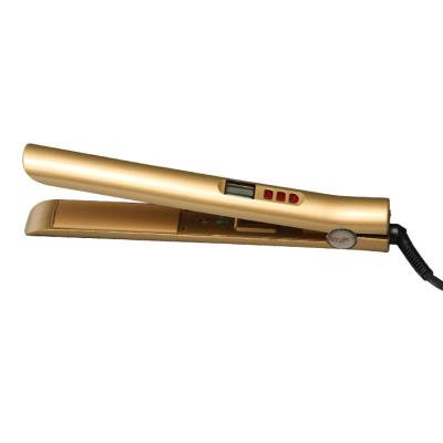 LCD gloden high speed heat hair straightener iron