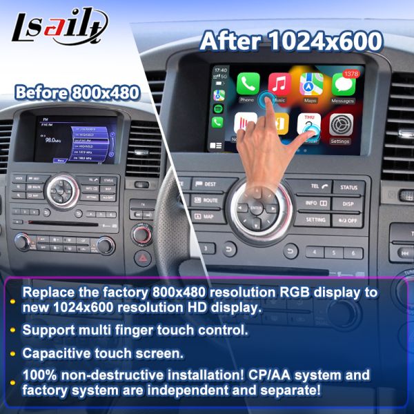 Lsailt Android Video Interface For Lexus IS200t Mouse Control With Small LVDS Cable 2017-2020 Model